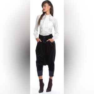 Byron Lars In Earnest Elizabeth V Track Pant’s size 2 NWT